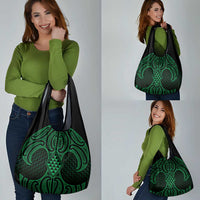 Kakariki Maori Ta Moko Poutama Art Grocery Bag LT9 - Polynesian Pride