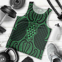 Kakariki Maori Ta Moko Poutama Art Men Tank Top LT9 - Polynesian Pride