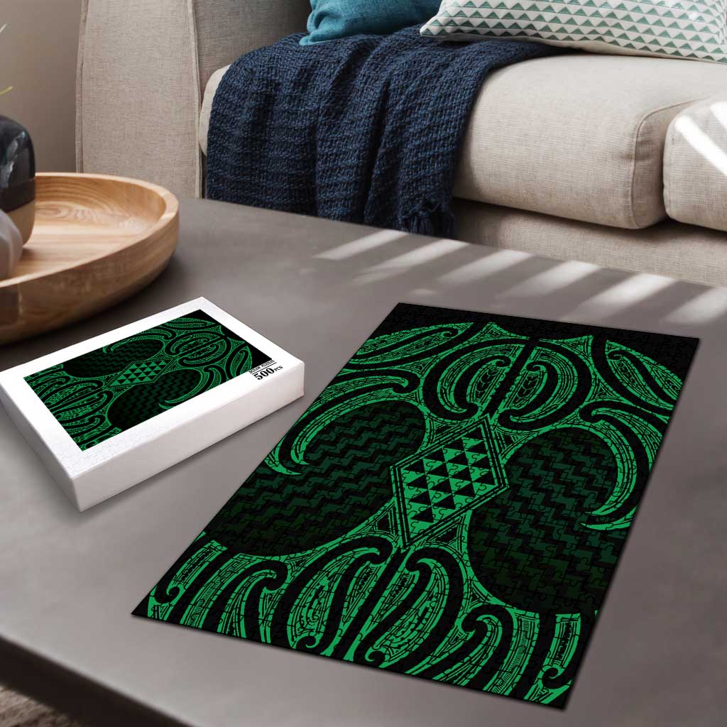 Kakariki Maori Ta Moko Poutama Art Puzzle LT9 - Polynesian Pride