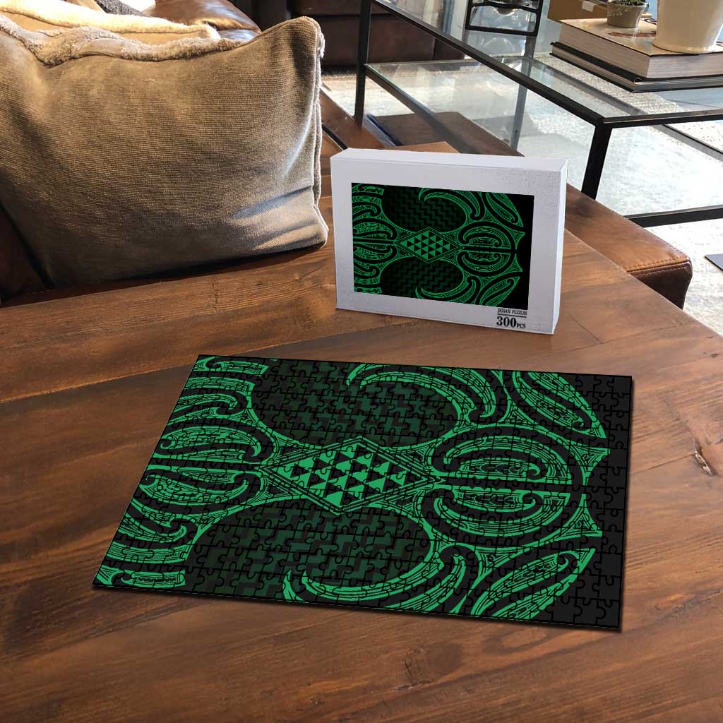 Kakariki Maori Ta Moko Poutama Art Puzzle LT9 - Polynesian Pride