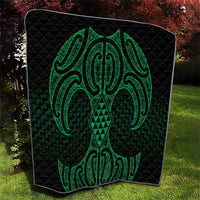 Kakariki Maori Ta Moko Poutama Art Quilt LT9 - Polynesian Pride