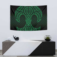 Kakariki Maori Ta Moko Poutama Art Tapestry LT9 - Polynesian Pride