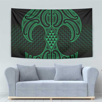Kakariki Maori Ta Moko Poutama Art Tapestry LT9 - Polynesian Pride