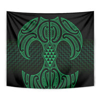Kakariki Maori Ta Moko Poutama Art Tapestry LT9 - Polynesian Pride