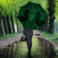 Kakariki Maori Ta Moko Poutama Art Umbrella LT9 - Polynesian Pride