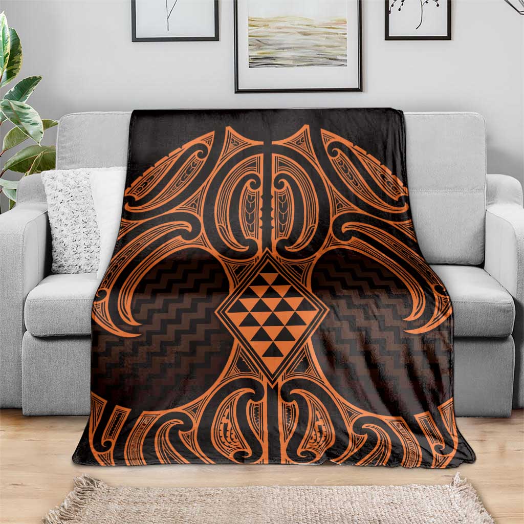 Karaka Maori Ta Moko Poutama Art Blanket LT9 - Polynesian Pride