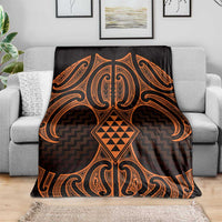 Karaka Maori Ta Moko Poutama Art Blanket LT9 - Polynesian Pride