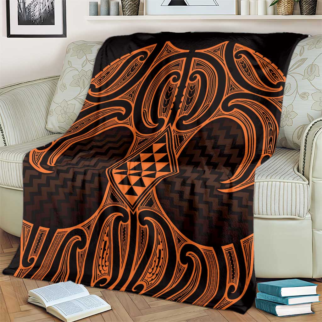 Karaka Maori Ta Moko Poutama Art Blanket LT9 - Polynesian Pride