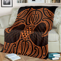 Karaka Maori Ta Moko Poutama Art Blanket LT9 - Polynesian Pride