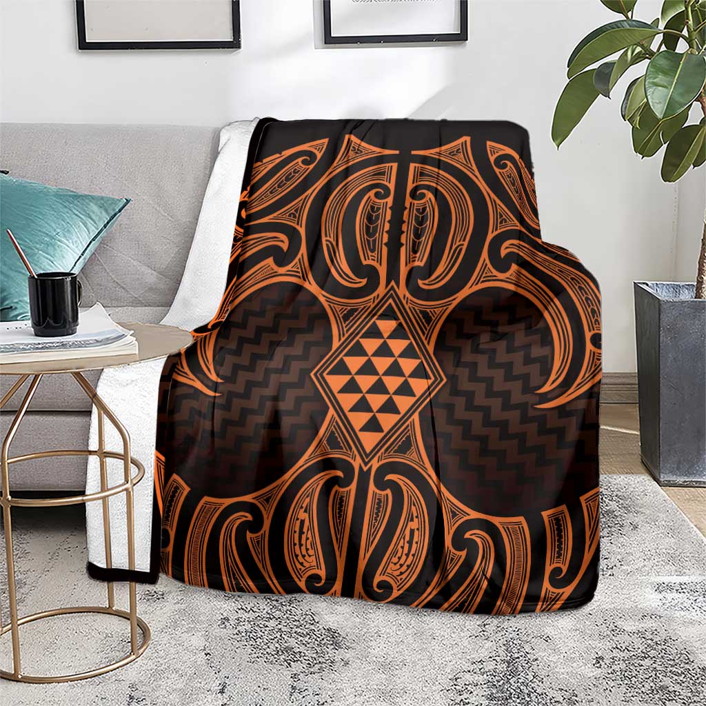 Karaka Maori Ta Moko Poutama Art Blanket LT9 - Polynesian Pride