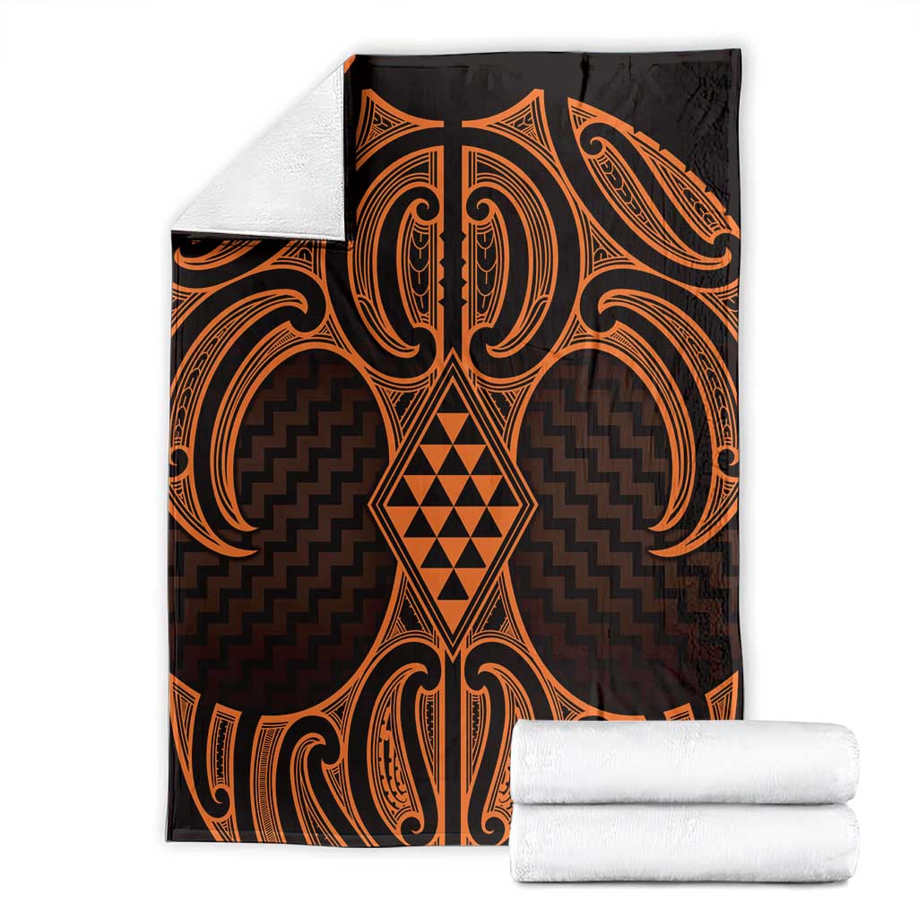 Karaka Maori Ta Moko Poutama Art Blanket LT9 - Polynesian Pride