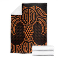 Karaka Maori Ta Moko Poutama Art Blanket LT9 - Polynesian Pride