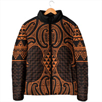 Karaka Maori Ta Moko Poutama Art Padded Jacket LT9 - Polynesian Pride