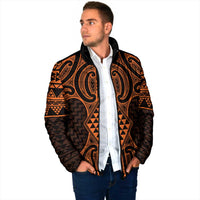 Karaka Maori Ta Moko Poutama Art Padded Jacket LT9 - Polynesian Pride