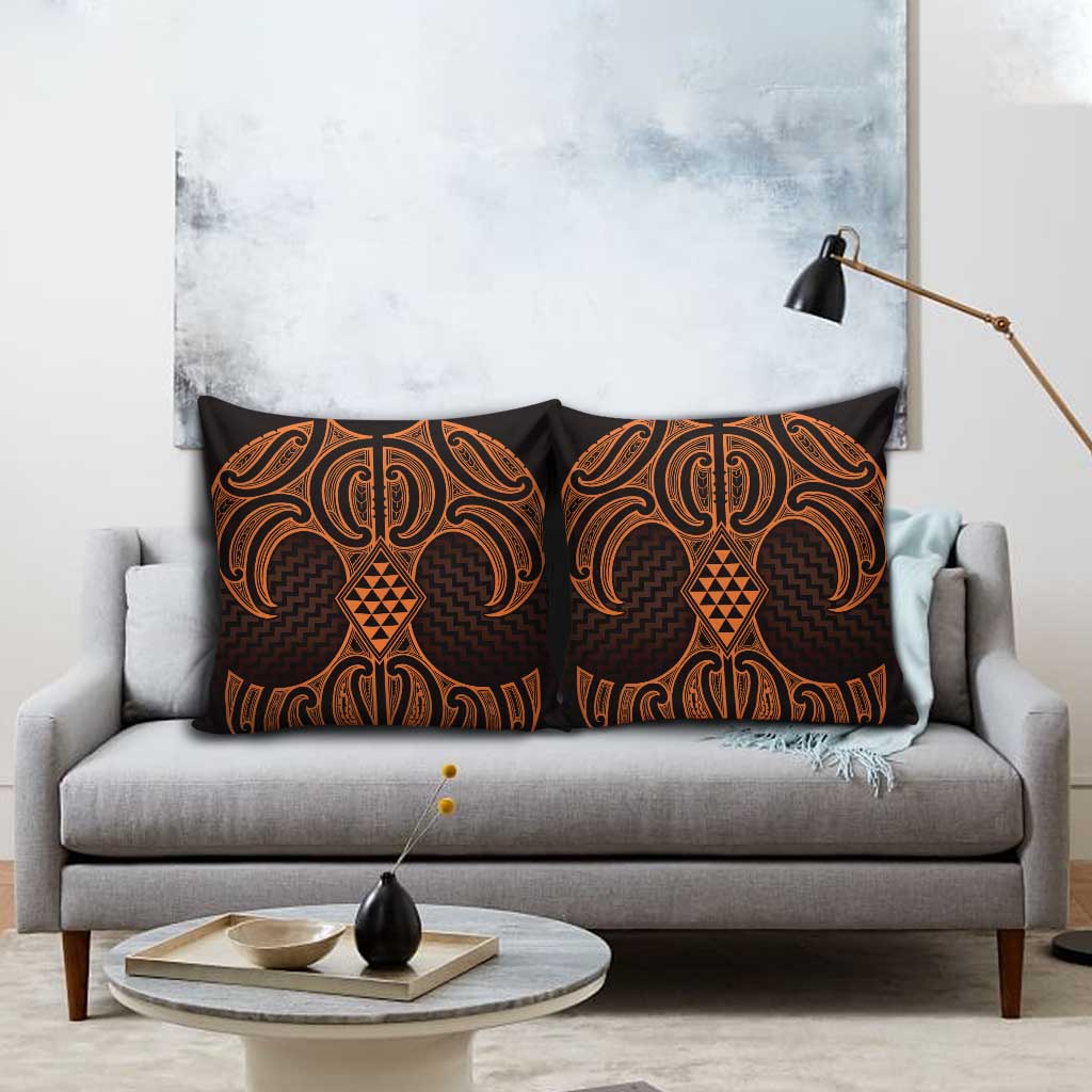 Karaka Maori Ta Moko Poutama Art Pillow Cover LT9 - Polynesian Pride