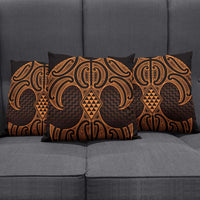 Karaka Maori Ta Moko Poutama Art Pillow Cover LT9 - Polynesian Pride