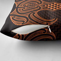 Karaka Maori Ta Moko Poutama Art Pillow Cover LT9 - Polynesian Pride
