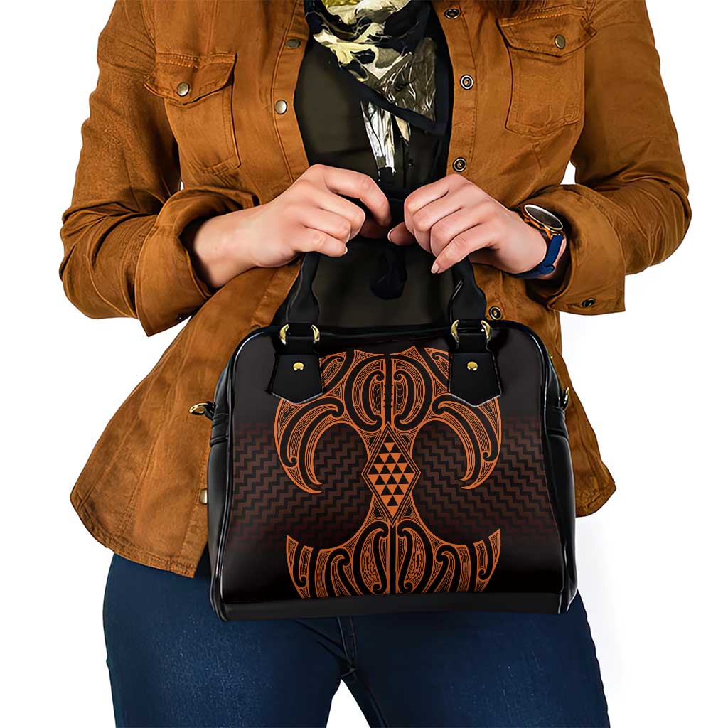 Karaka Maori Ta Moko Poutama Art Shoulder Handbag LT9 - Polynesian Pride