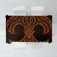Karaka Maori Ta Moko Poutama Art Tablecloth LT9 Gold - Polynesian Pride