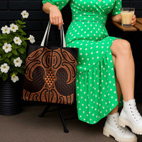 Karaka Maori Ta Moko Poutama Art Tote Bag LT9 - Polynesian Pride