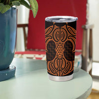 Karaka Maori Ta Moko Poutama Art Tumbler Cup LT9 - Polynesian Pride