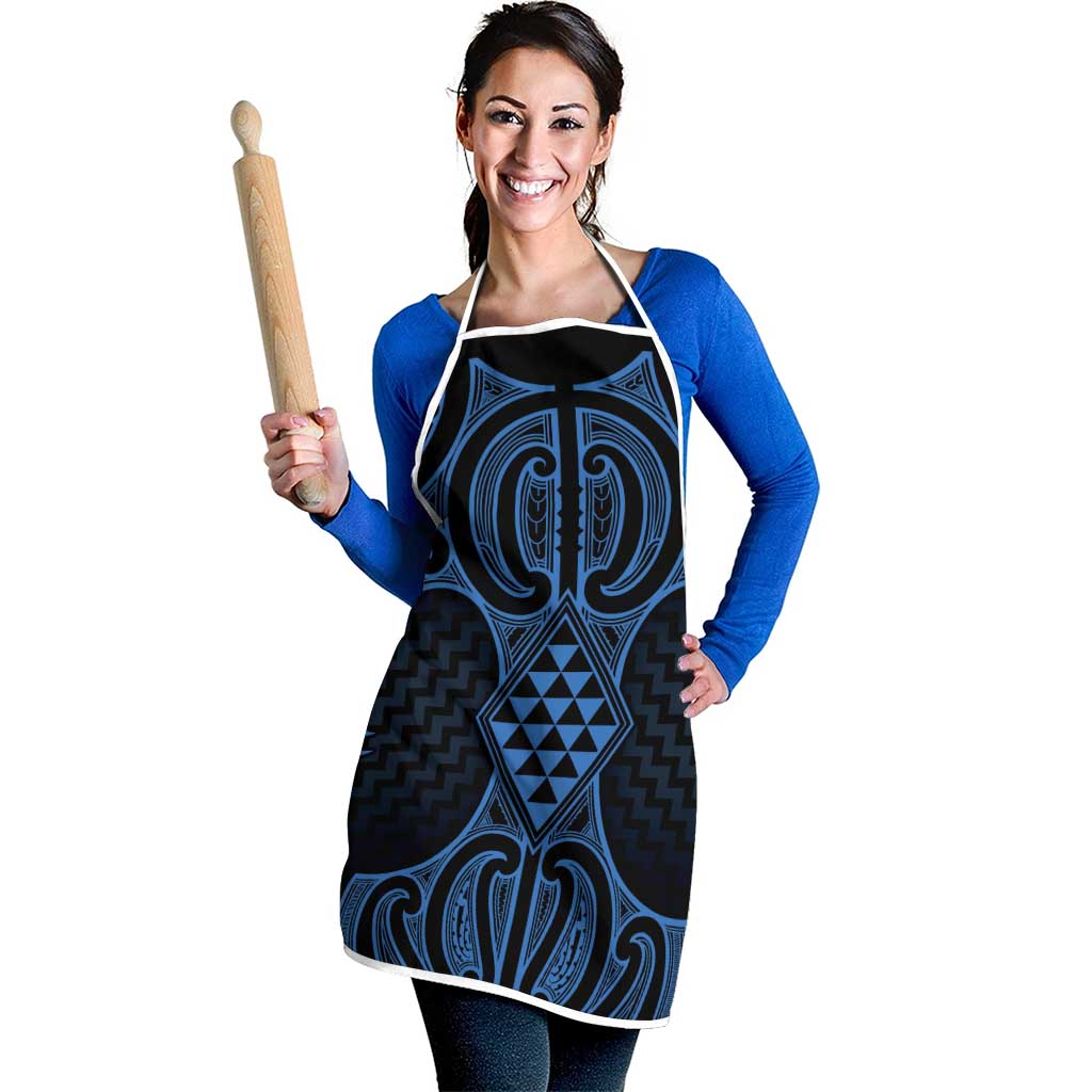 Kikorangi Maori Ta Moko Poutama Art Apron LT9 - Polynesian Pride