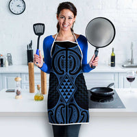 Kikorangi Maori Ta Moko Poutama Art Apron LT9 - Polynesian Pride