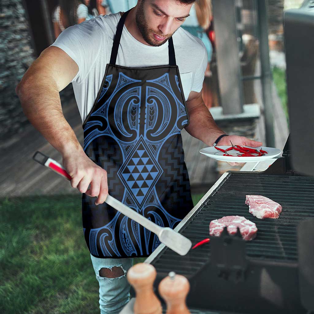 Kikorangi Maori Ta Moko Poutama Art Apron LT9 - Polynesian Pride