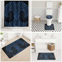 Kikorangi Maori Ta Moko Poutama Art Bathroom Set LT9 - Polynesian Pride
