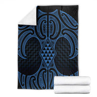 Kikorangi Maori Ta Moko Poutama Art Blanket LT9 - Polynesian Pride
