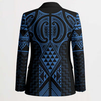 Kikorangi Maori Ta Moko Poutama Art Blazer LT9 - Polynesian Pride