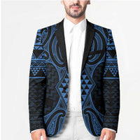 Kikorangi Maori Ta Moko Poutama Art Blazer LT9 - Polynesian Pride