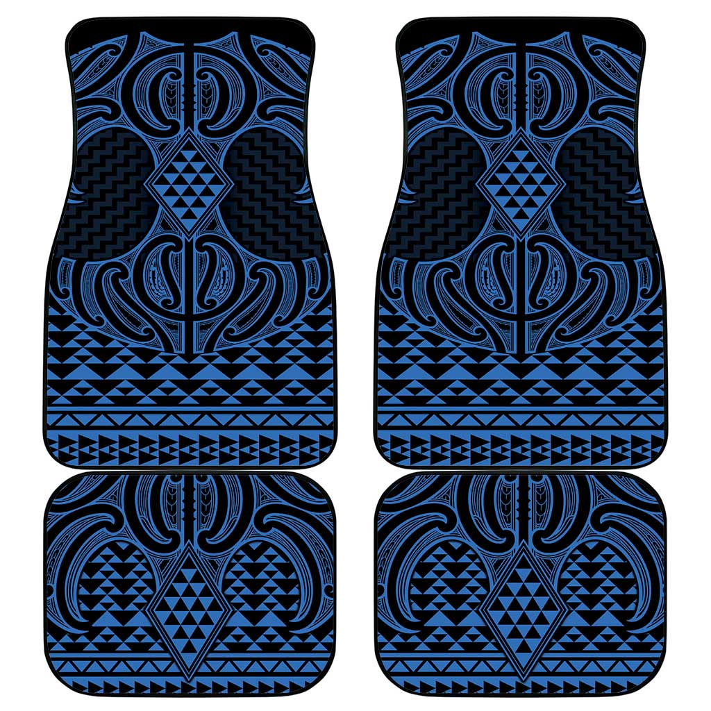Kikorangi Maori Ta Moko Poutama Art Car Mats LT9 - Polynesian Pride