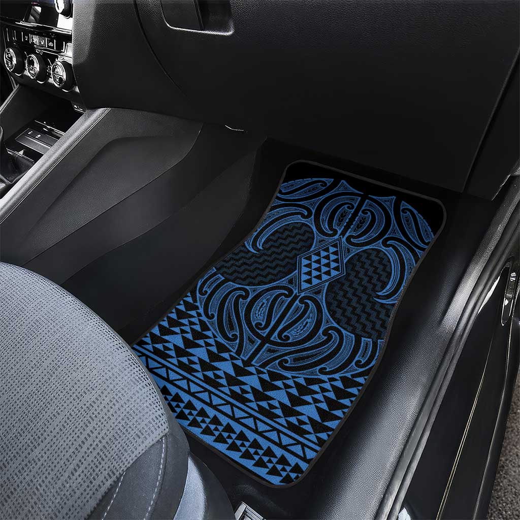 Kikorangi Maori Ta Moko Poutama Art Car Mats LT9 - Polynesian Pride