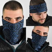 Kikorangi Maori Ta Moko Poutama Art Neck Gaiter LT9 - Polynesian Pride