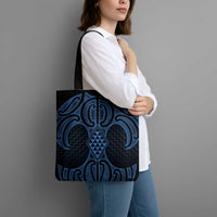 Kikorangi Maori Ta Moko Poutama Art Tote Bag LT9 - Polynesian Pride