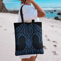 Kikorangi Maori Ta Moko Poutama Art Tote Bag LT9 - Polynesian Pride