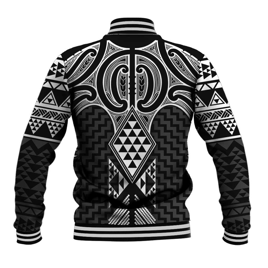 Ma Maori Ta Moko Poutama Art Baseball Jacket LT9 - Polynesian Pride