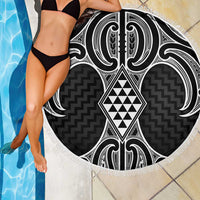 Ma Maori Ta Moko Poutama Art Beach Blanket LT9 - Polynesian Pride