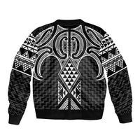 Ma Maori Ta Moko Poutama Art Bomber Jacket LT9 - Polynesian Pride
