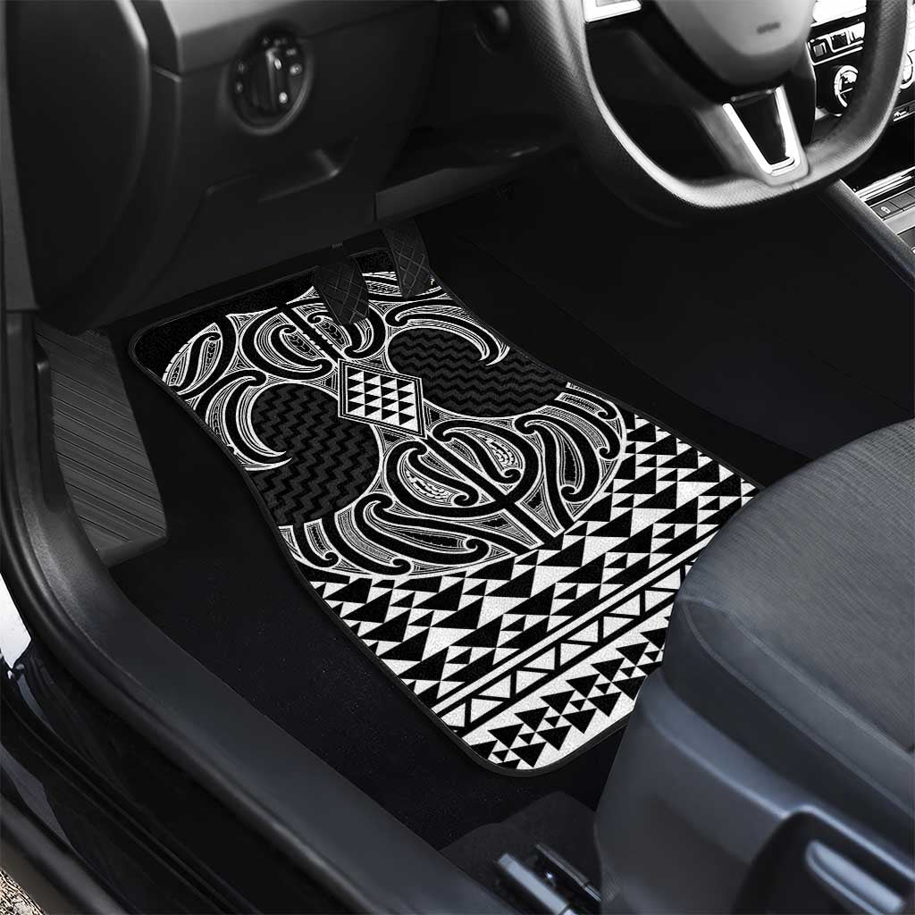 Ma Maori Ta Moko Poutama Art Car Mats LT9 - Polynesian Pride