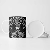 Ma Maori Ta Moko Poutama Art Ceramic Mug LT9 - Polynesian Pride