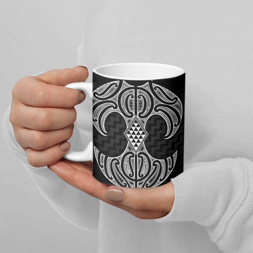 Ma Maori Ta Moko Poutama Art Ceramic Mug LT9 - Polynesian Pride