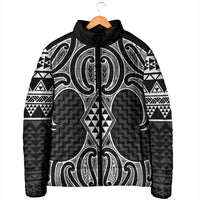 Ma Maori Ta Moko Poutama Art Padded Jacket LT9 - Polynesian Pride