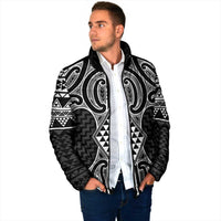 Ma Maori Ta Moko Poutama Art Padded Jacket LT9 - Polynesian Pride