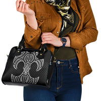 Ma Maori Ta Moko Poutama Art Shoulder Handbag LT9 - Polynesian Pride