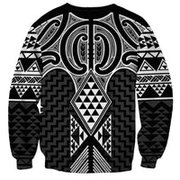 Ma Maori Ta Moko Poutama Art Sweatshirt LT9 - Polynesian Pride