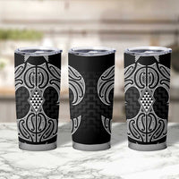 Ma Maori Ta Moko Poutama Art Tumbler Cup LT9 - Polynesian Pride