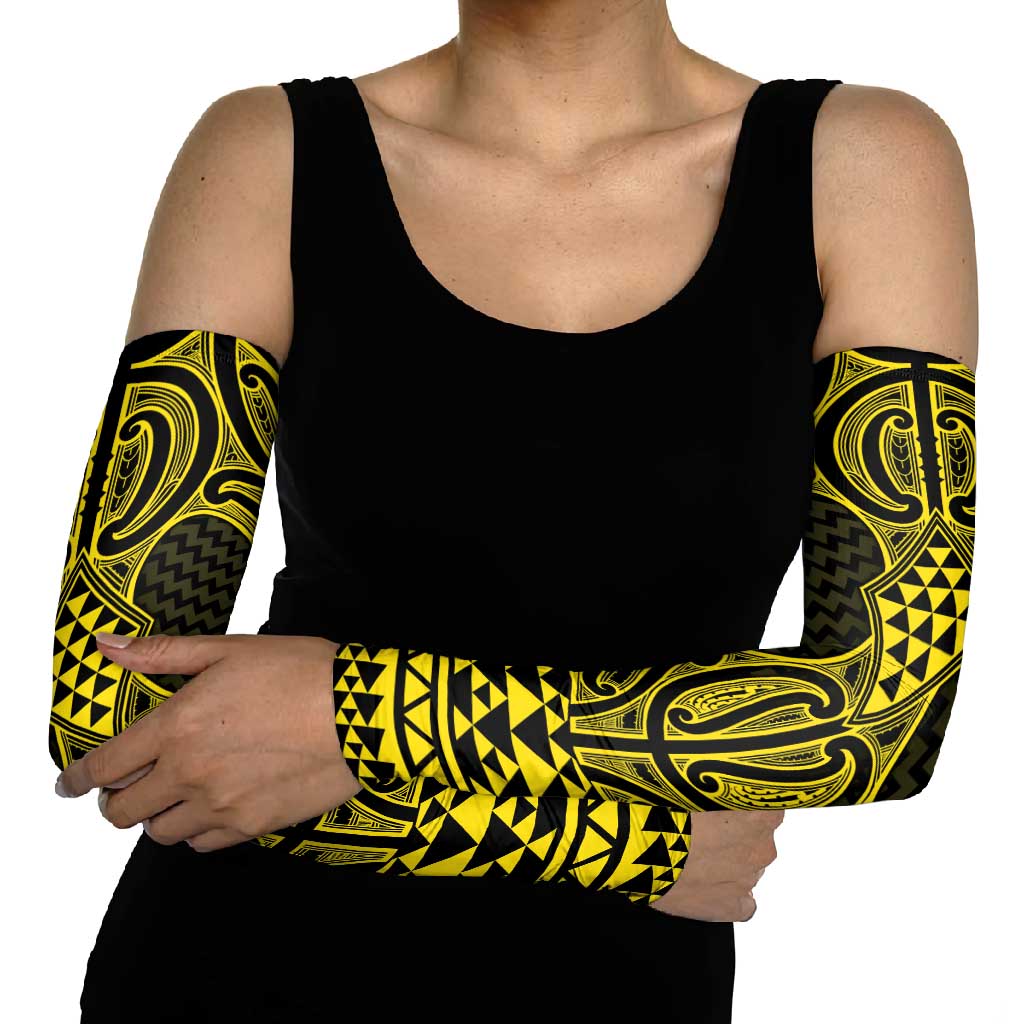 Mahi-dawg Maori Ta Moko Poutama Art Arm Sleeves LT9 - Polynesian Pride