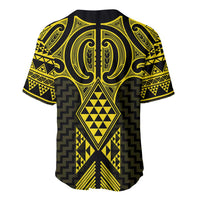 Mahi-dawg Maori Ta Moko Poutama Art Baseball Jersey LT9 - Polynesian Pride